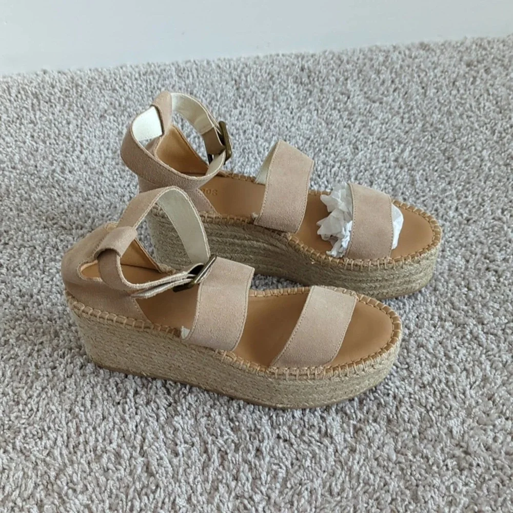 Soludos Palma Platform Sandal in Blush Size 8.5 NWOB - Picture 6 of 9